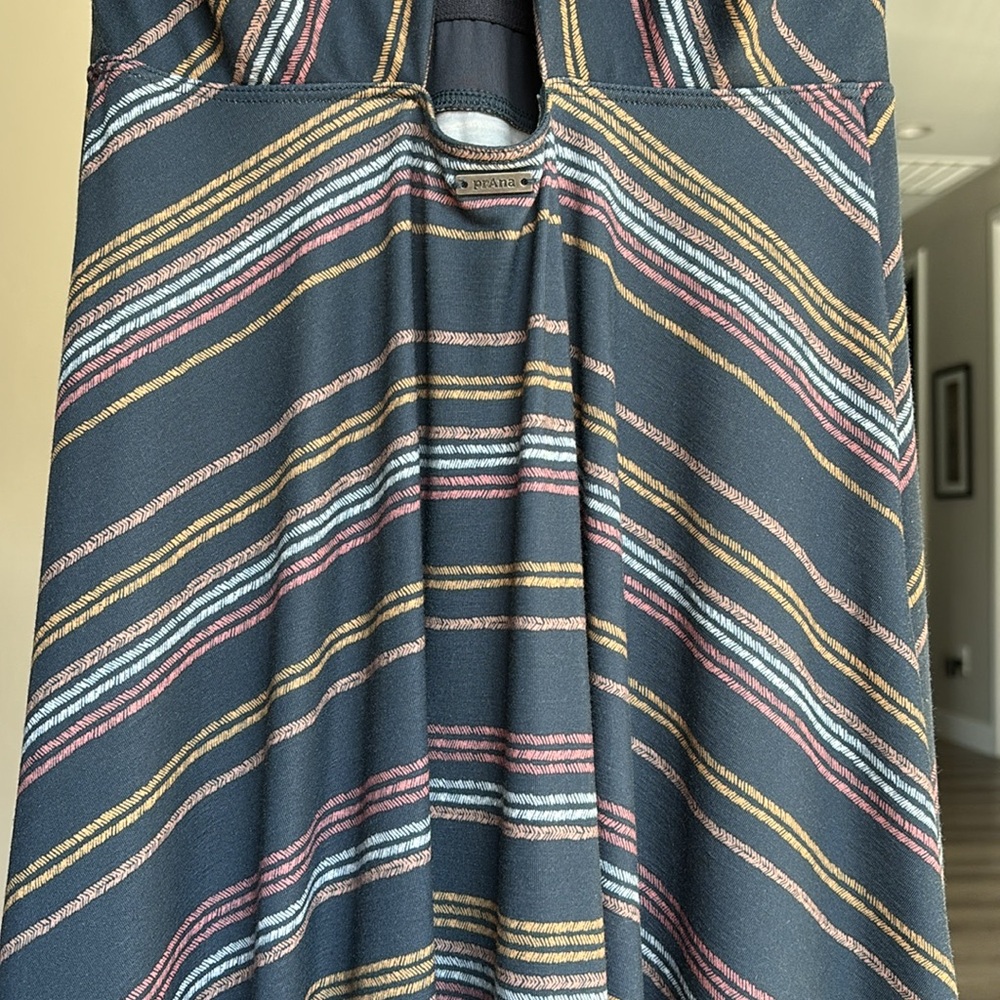 Prana Saxon Shell Stripe Dress (MEDIUM) - Picture 7 of 16